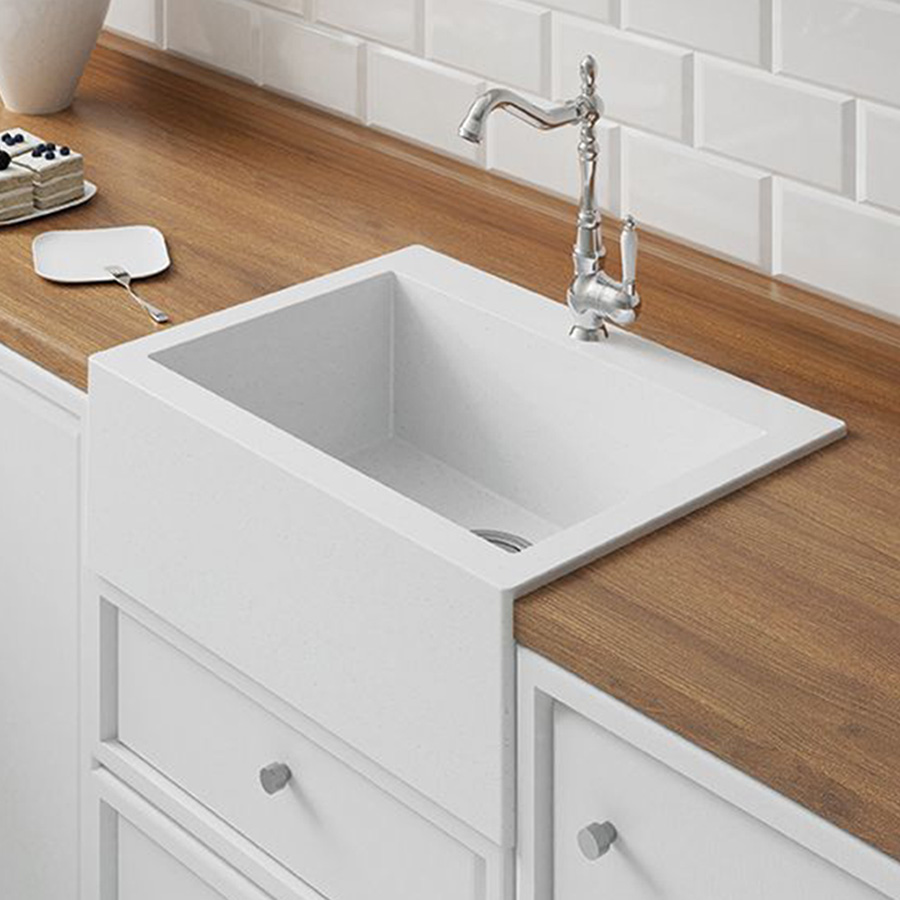 Granitový dřez Laveo Komodo 63,5 x 49 cm