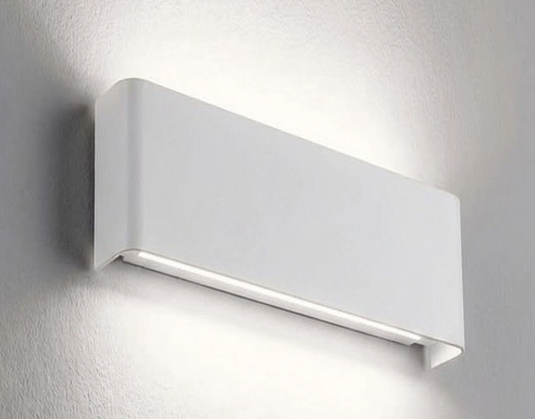 Ideal Lux Delta bílá nebo černá 30 x 9 cm nástěnné na chodbu